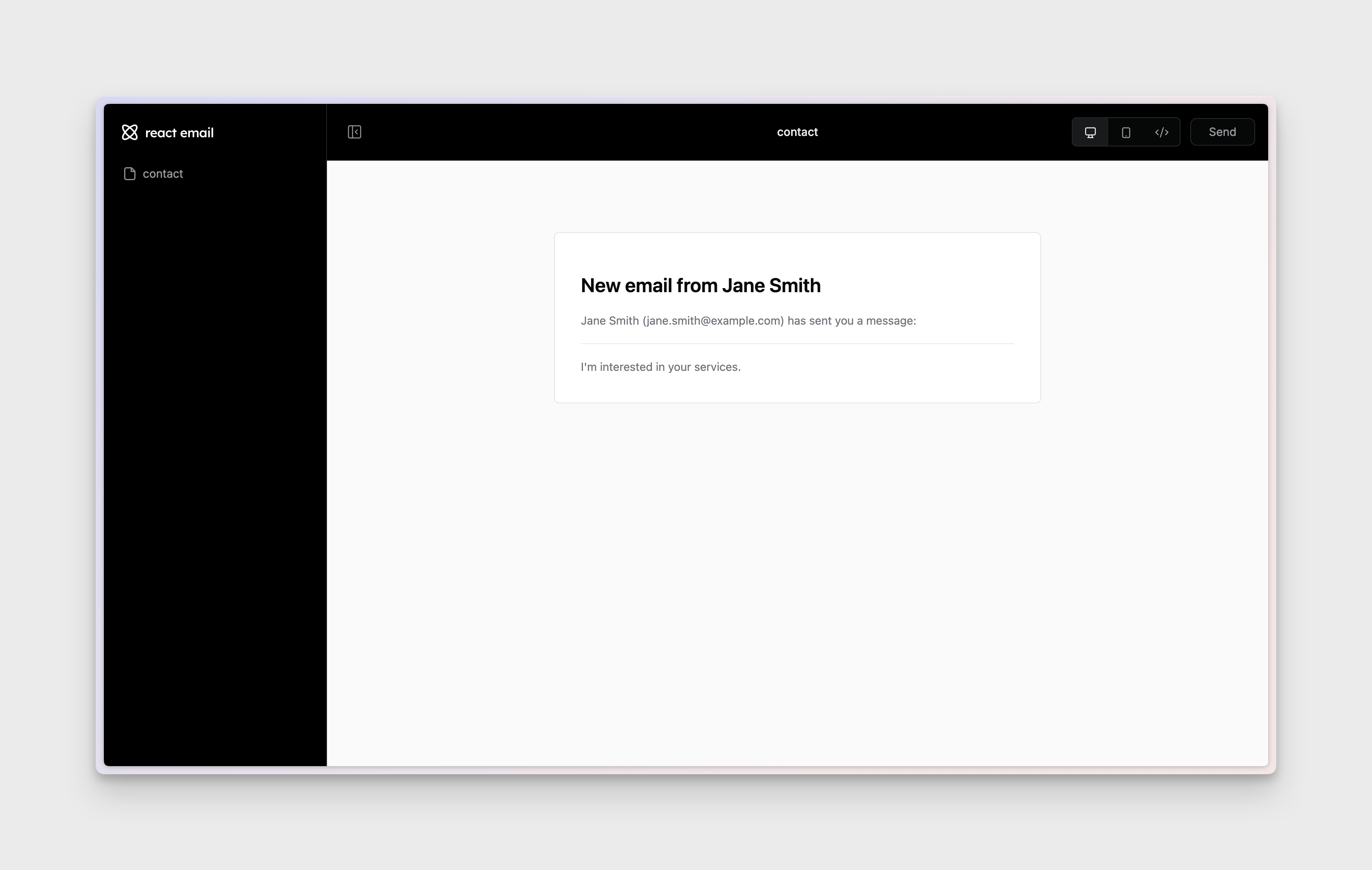 A preview of email